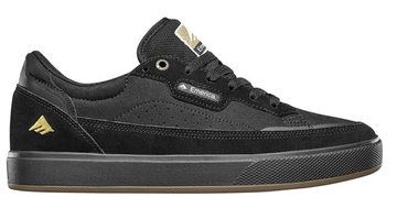 Emerica Gamma G6 Skate Shoe in Black and Black