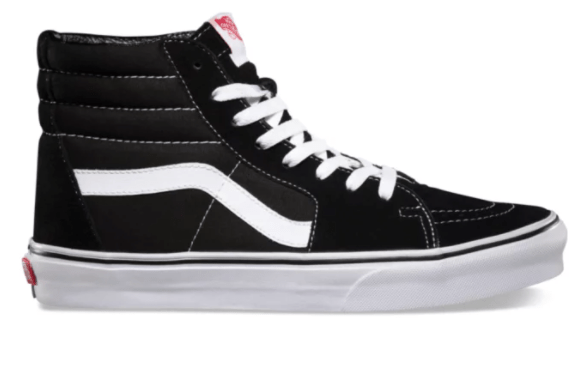 Vans Sk8-Hi Pro Shoe in Black and White