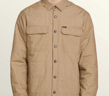 Volcom Larkin Quilted Jacket in Brindle