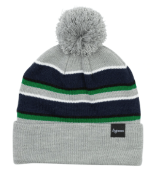 Autumn Drifter Pom Beanie in Navy - M I L O S P O R T