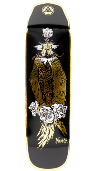 Welcome Peregrine on Wicked Queen Skateboard Deck in Gold Foil - M I L O S P O R T