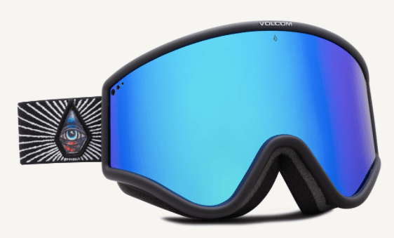 Volcom Yae Snow Goggle in Jamie Lynn Frames with a Blue Chrome Lens and a Yellow Tint Bonus Lens 2023 - M I L O S P O R T
