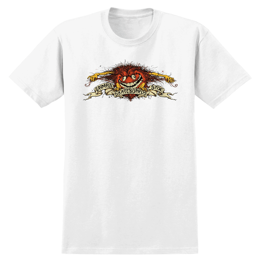 Antihero Grimple Eagle T Shirt in White and Red - M I L O S P O R T