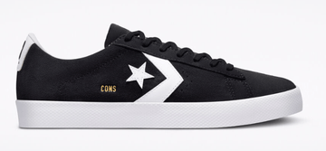 Converse Pro Leather Pro Ox Skate Shoe in Black and White