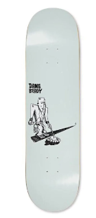 Polar Dane Brady Mopping Green Skateboard Deck in 8.375''