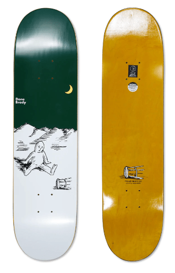 Polar Dane Brady Failure Skateboard Deck in Dane 1 Cruiser