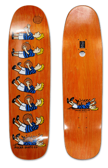 Polar Team Basketball Skateboard Deck in 8.25''