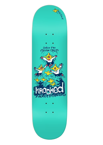 Krooked Steven Cales Guest Pro Skateboard in 8.38 " - M I L O S P O R T