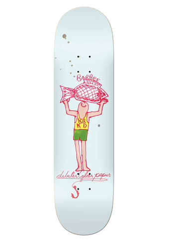 Krooked Barbee Watercolor Skateboard in 8.62 