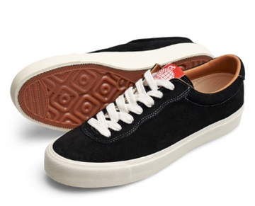 Last Resort VM001 Suede Lo Skate Shoe in Black and White
