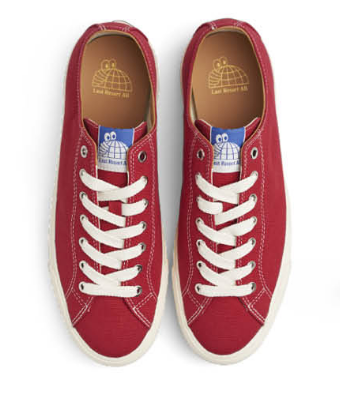 Last Resort VM003 Canvas Lo Skate Shoe in Red and White