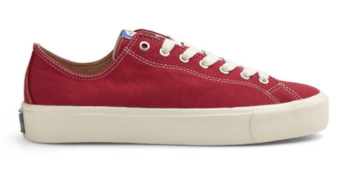 Last Resort VM003 Canvas Lo Skate Shoe in Red and White