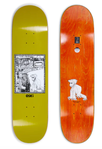 Polar Oskar Rosenberg Gorilla King Skateboard in 8.25''