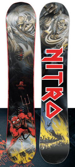 Nitro Beast Iron Maiden Limited Edition Snowboard 2023 - M I L O S P O R T