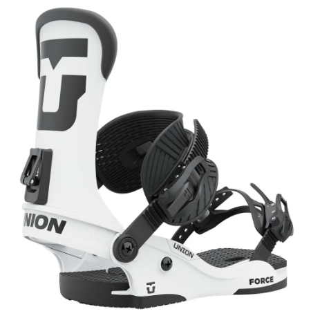 Union Force Pro Snowboard Binding in White 2023 - M I L O S P O R T