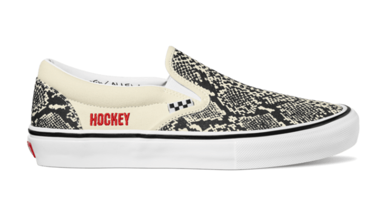 Vans Skate Slip On Shoe in Hockey Skateboards Snake Skin Color - M I L O S P O R T