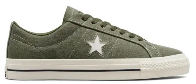 Converse Cons One Star Pro Ox in Utility, Egret and Black - M I L O S P O R T