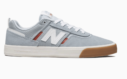 New Balance Numeric 306 Foy Skate Shoe in Arctic White and Red - M I L O S P O R T