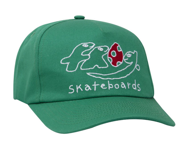 Frog Skateboards Dino Logo 5-Panel (Green) O/S - M I L O S P O R T