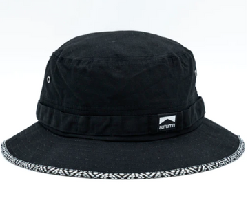 Autumn Rip Stop Boogie Hat in Black
