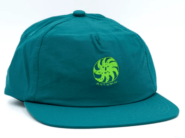 Autumn Nylon Strapback Hat in Teal