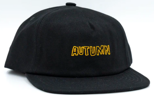 Autumn Canvas Snapback Hat in Black - M I L O S P O R T