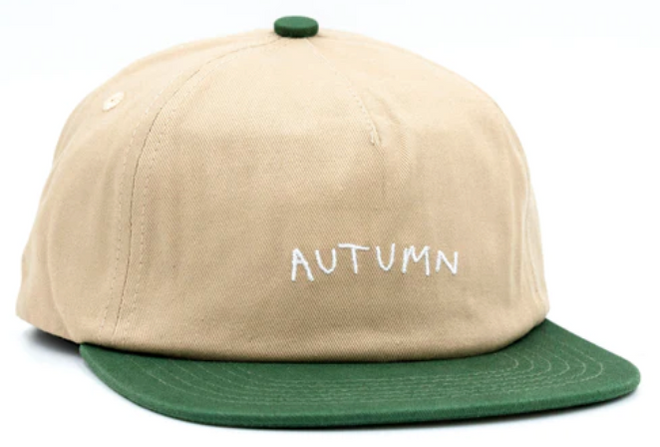 Autumn Two Tone Twill Snapback Hat in Khaki - M I L O S P O R T