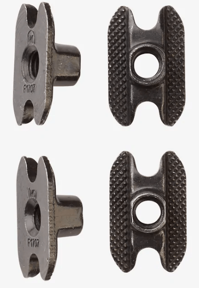 Burton M6 Channel Inserts 4 Pack in Black - M I L O S P O R T