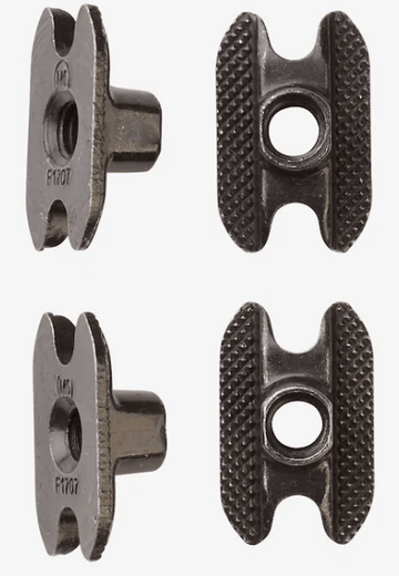 Burton M6 Channel Inserts 4 Pack in Black
