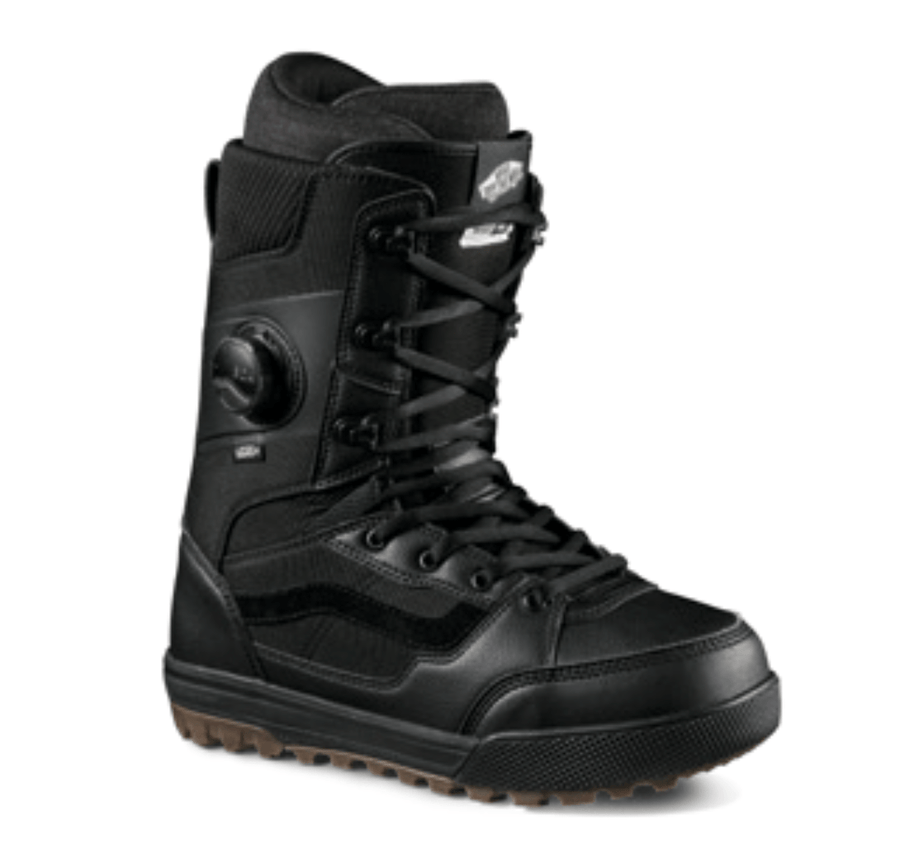 Vans Invado Pro Snowboard Boot in Black and Gum 2024