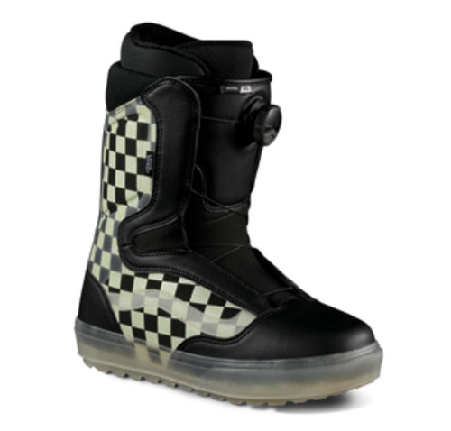 Vans Aura OG Snowboard Boot in Checkerboard Glow 2024