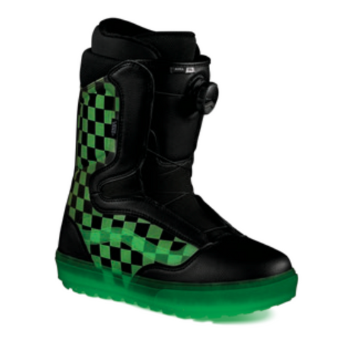 Vans Aura OG Snowboard Boot in Checkerboard Glow 2024