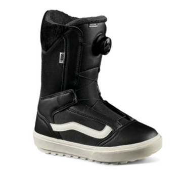 Vans Encore Linerless Womens Snowboard Boot in Black and Marshmallow 2024