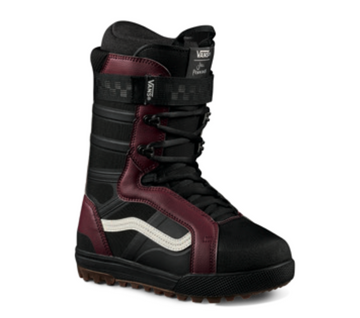 Vans Hi Standard Pro Womens Snowboard Boot in Jill Perkins Black and Burgundy 2024