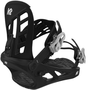K2 Youth Kids Snowboard Bindings in Black 2024
