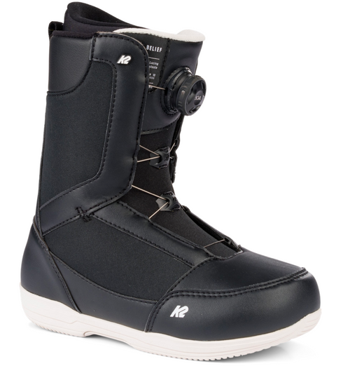 K2 Belief Womens Snowboard Boots in Black 2024 - M I L O S P O R T