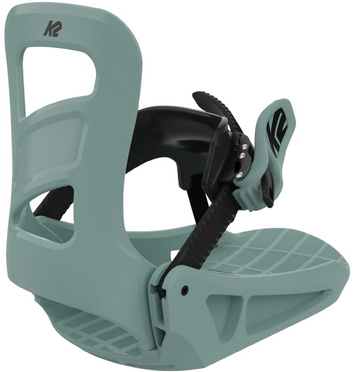 K2 Lil Kat Kids Snowboard Bindings in Jade 2024