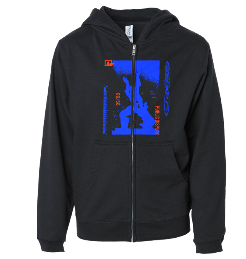 Public Display Zip Sweatshirt in Black 2024 - M I L O S P O R T