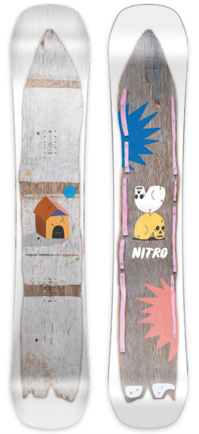 Nitro Cheap Trills Wide Snowboard 2024 - M I L O S P O R T