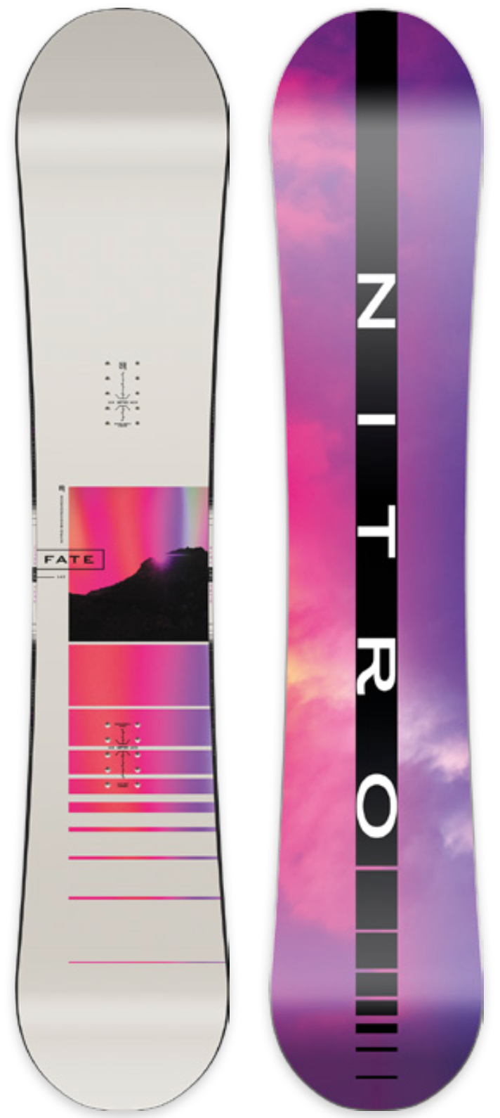 Nitro Fate Womens Snowboard 2024 - M I L O S P O R T
