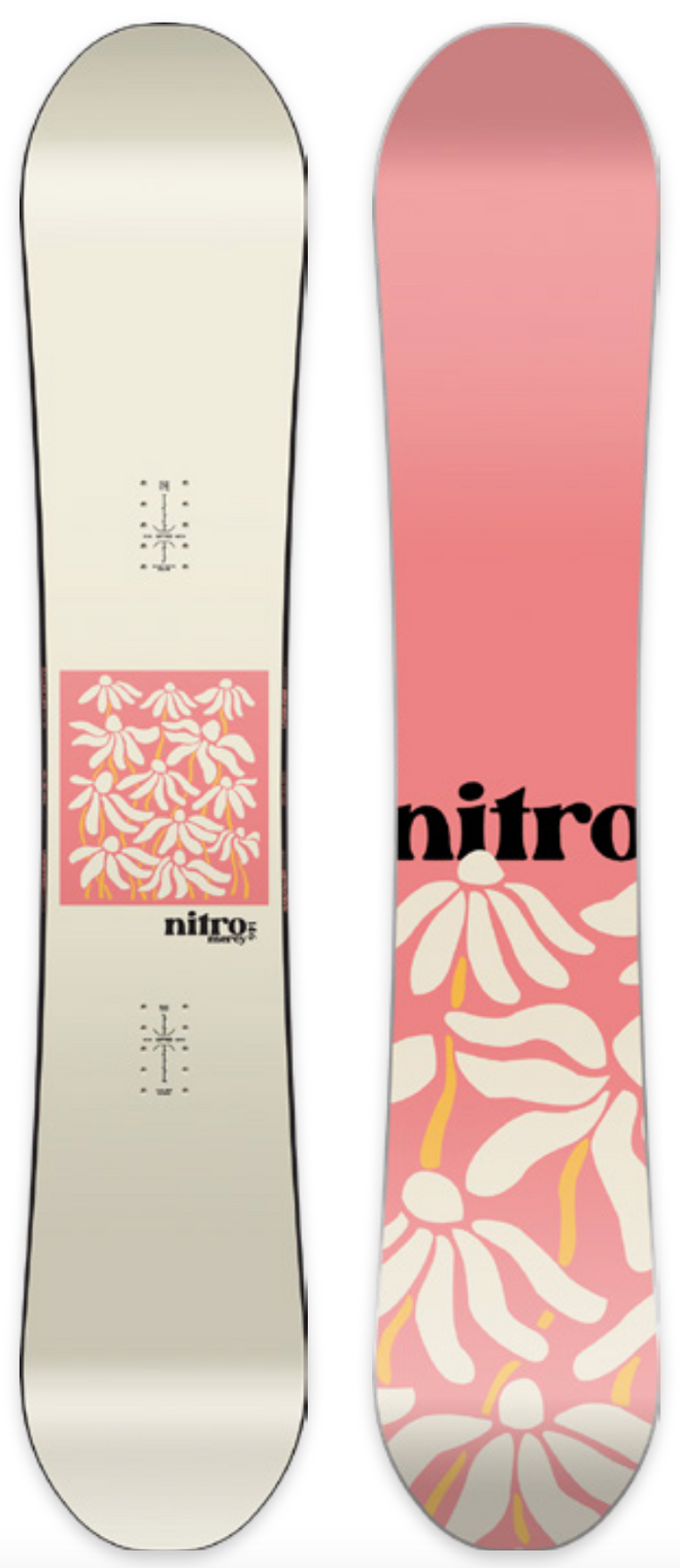 Nitro Mercy Womens Snowboard 2024 - M I L O S P O R T