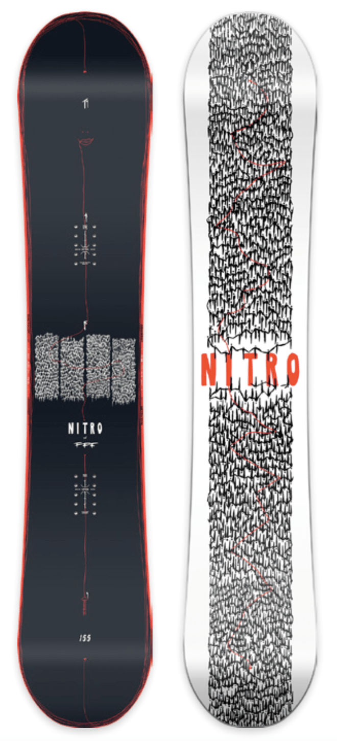 Nitro T1 X Fff Wide Snowboard 2024 - M I L O S P O R T