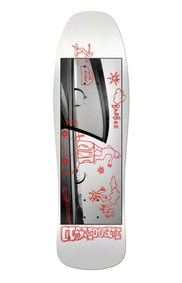 Krooked Barbee Aperture Skateboard Deck in 9.5