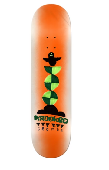 Krooked Cromer Air Skateboard Deck in 8.38