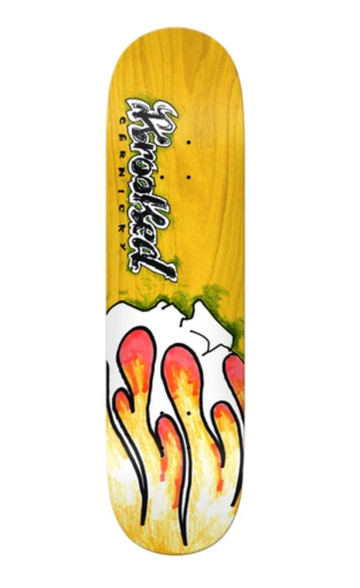 Krooked Cernicky Gastown Skateboard Deck in 8.62