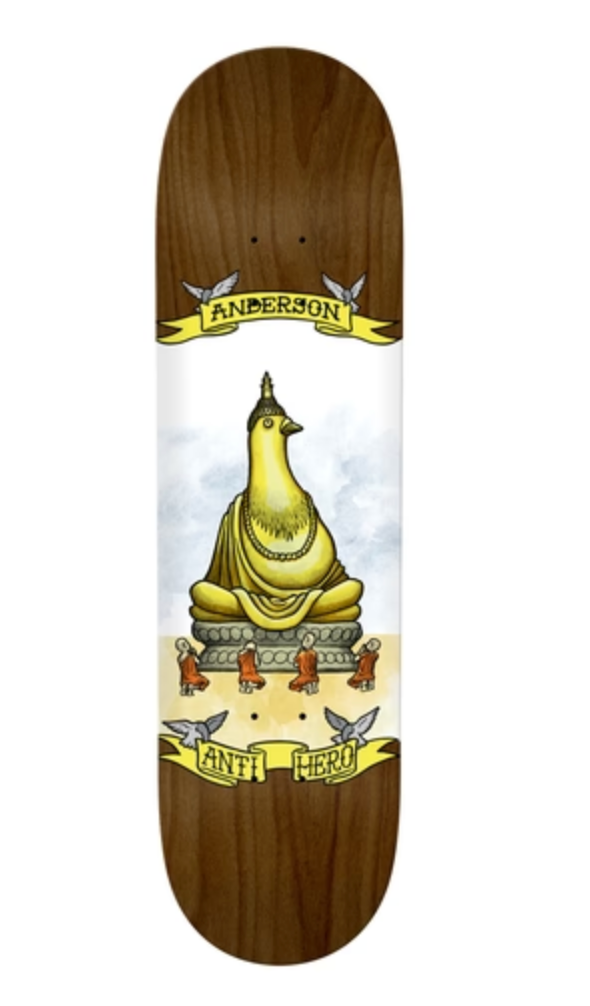 Antihero BA Pigeon Religion Skateboard Deck in 8.5