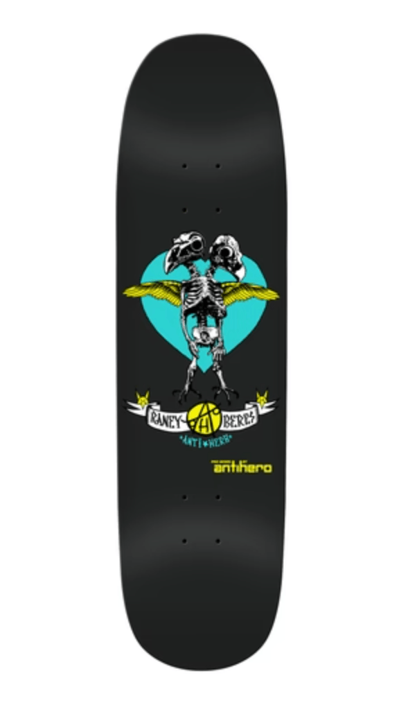 Antihero Raney Big Bord Skateboard Deck in Black 8.63 - M I L O S P O R T