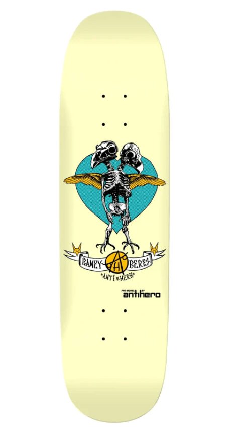 Antihero Raney Big Bord Skateboard Deck in Cream 8.63 - M I L O S P O R T