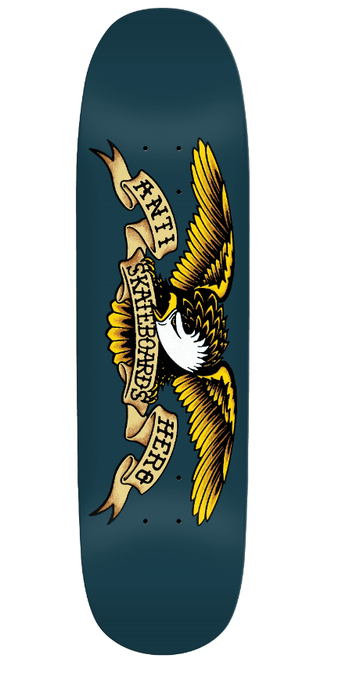 Antihero Classic Shaped Eagle Blue Meanie Skateboard Deck