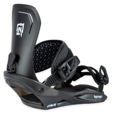 Nitro Charger Kids Snowboard Bindings in Black 2024
